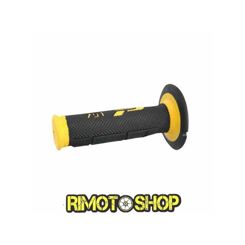 KNOBS GRIPS CROSS PROGRIP 791 DUAL DENSITY YELLOW-431096 | RiMotoShop