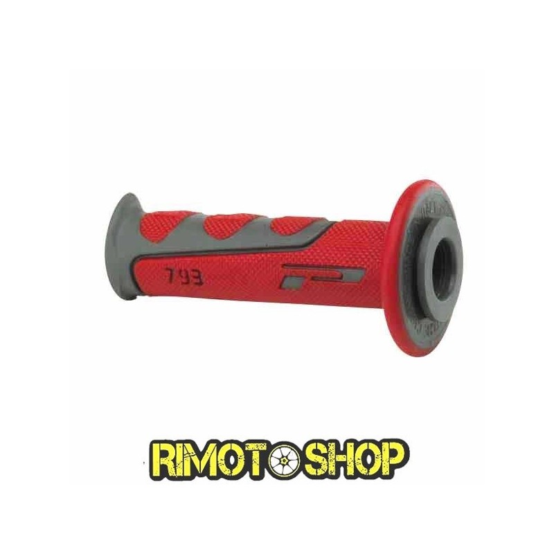 Knobs CROSS PROGRIP 793 DUAL DENSITY ROUGE-431108-RiMotoShop