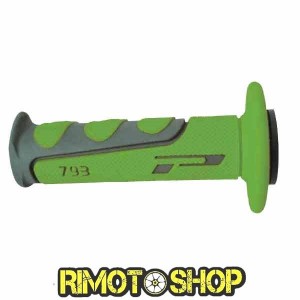 KNOBS GRIPS CROSS PROGRIP 793 DUAL DENSITY GREEN-431109 | RiMotoShop