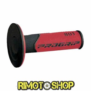 Knobs CROSS PROGRIP 801 DUAL DENSITY ROUGE-431132-RiMotoShop