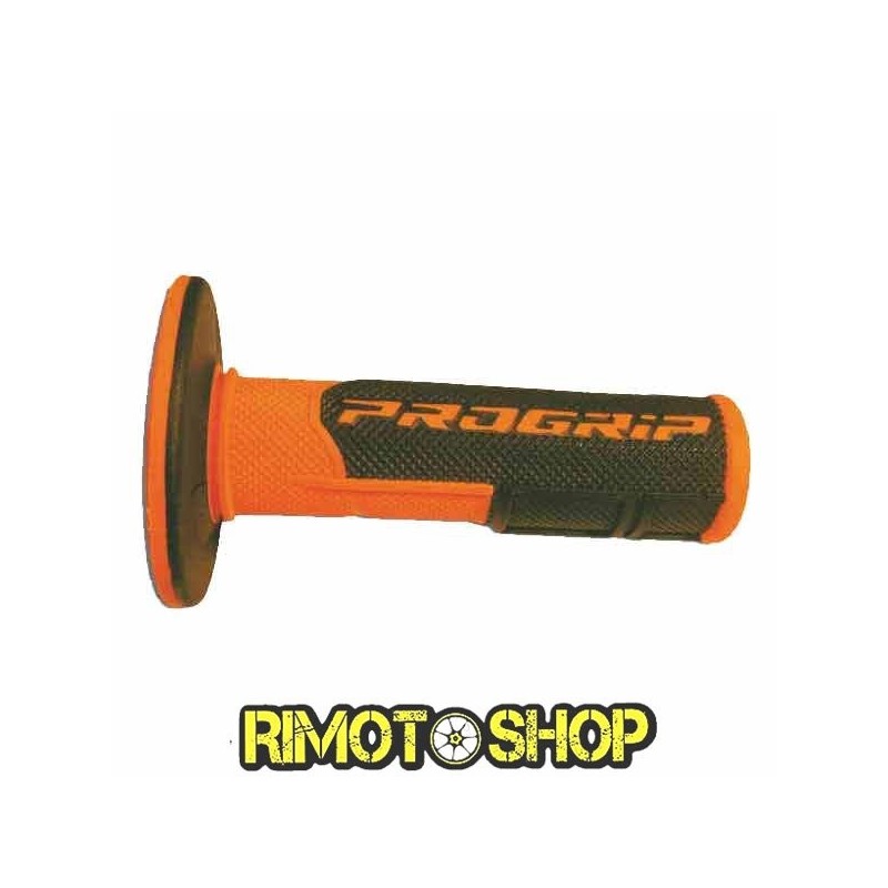 Juego Puños CROSS PROGRIP 801 DUAL DENSITY naranja FLUO