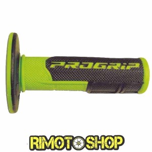 Knobs CROSS PROGRIP 801 DUAL DENSITY VERT FLUO-431138-RiMotoShop