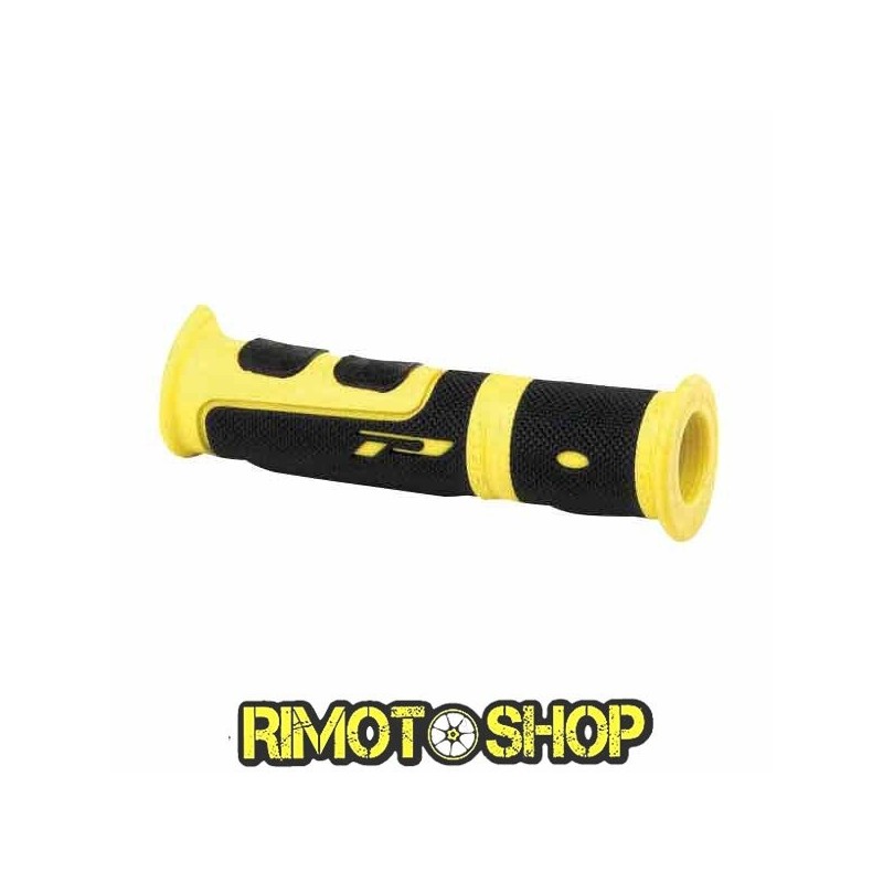 KNOBS GRIPS MTB-JETSKY-ATV PROGRIP 964 DUAL DENSITY YELLOW-431159 | RiMotoShop