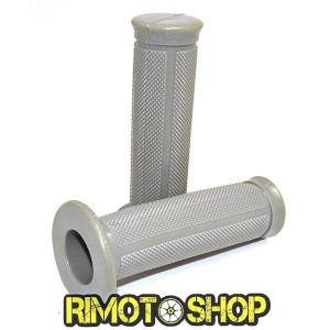 KNOBS GRIPS VINTAGE GREY CLEAR-432116 | RiMotoShop