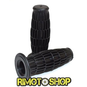 KNOBS GRIPS VINTAGE BLACK-432120 | RiMotoShop