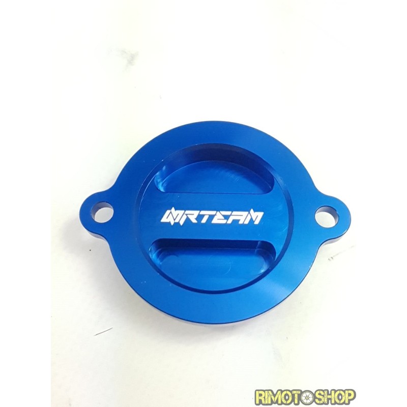 Oil filter cover Husaberg 501 FE 13 blue-DS94.0015B | RiMotoShop