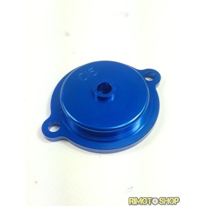Oil filter cover Husqvarna 450 FE 14-16 blue-DS94.0015B | RiMotoShop