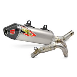 Scarico completo T-6 ktm 350 SX-F 16-18 titanio fondello