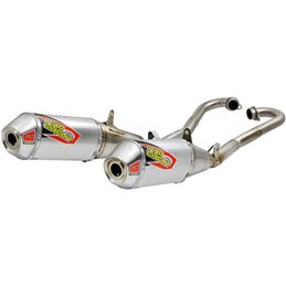 Scarico completo doppio Ti-6 Honda CRF250R 18 in Acciaio