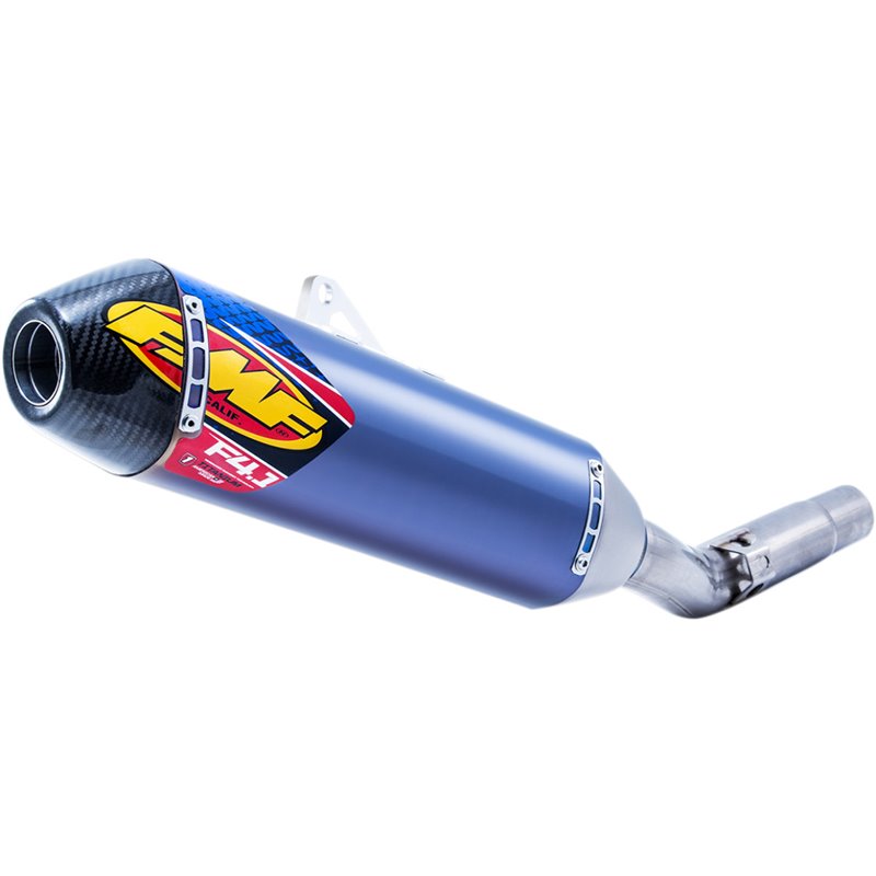 Exhaust silencer SUZUKI RMZ450 18 titanium anodized caseback