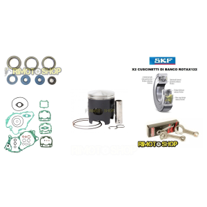 REVISION KIT ENGINE MOTOR ROD WITH PISTON WOSSNER HONDA HM 125 rotax 122-122.RMT05 | RiMotoShop