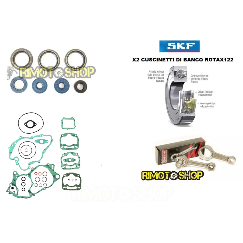 KIT REVISIONE MOTORE biela WOSSNER Aprilia RS 125 MX SX RX 125