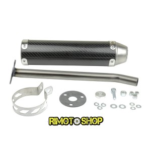 silencieux carbone ATHENA DERBI SENDA-S410105303001-RiMotoShop