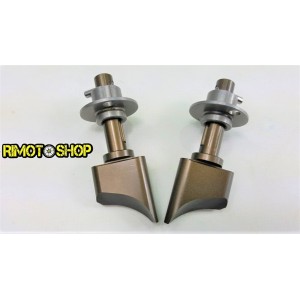 Pareja VALVOLE de escape Kawasaki KX 125 03-07 cilindro 144 CC