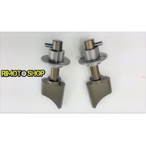 Pareja VALVOLE de escape Kawasaki KX 125 03-07 cilindro 144 CC