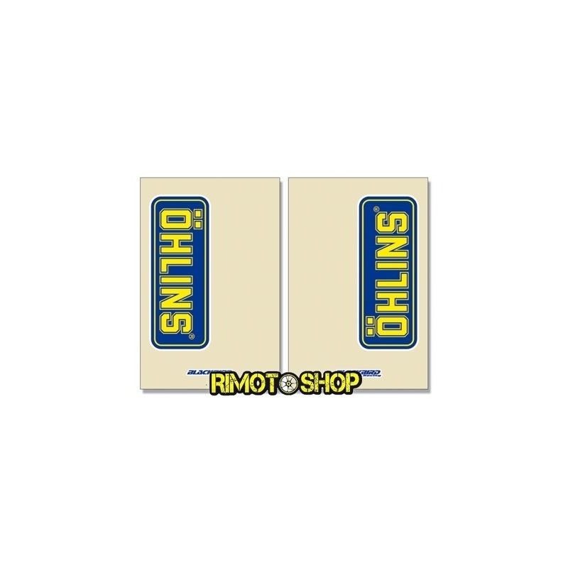 OHLINS CLEAR FORK STICKERS MOTOCROSS ENDURO MOTARD-5045O | RiMotoShop