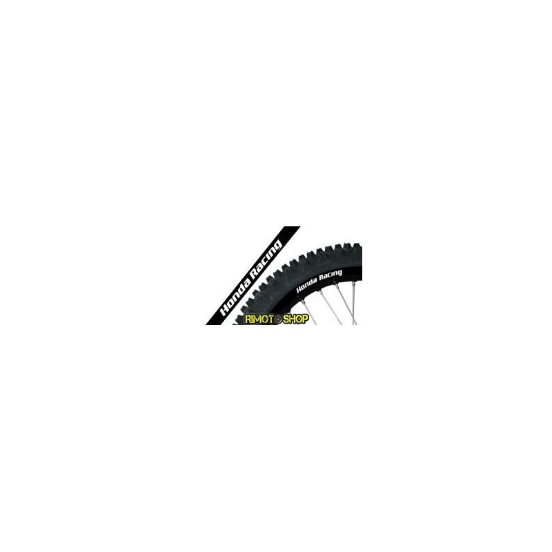 RIM ADHÉSIF GRAPHIQUES HONDA RACING NOIR/BLACK MOTOCROSS ENDURO MOTARD-5068R/20-RiMotoShop