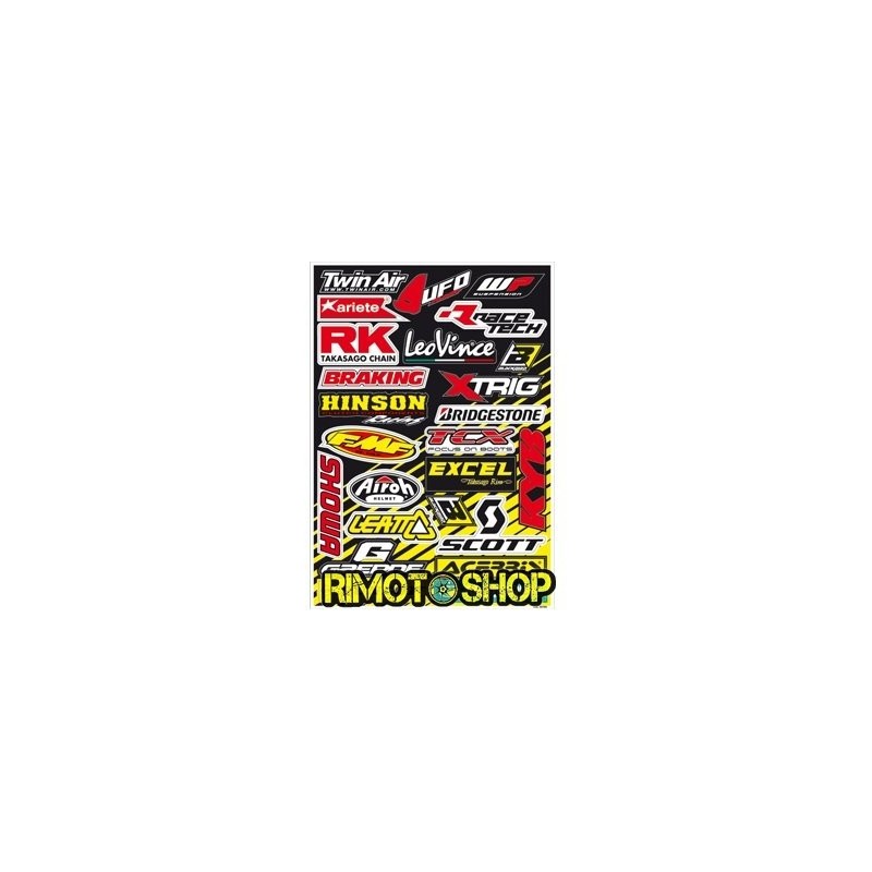 SPONSOR LOGO SHEET ADHÉSIF GRAPHIQUES MOTOCROSS ENDURO MOTARD-5076A-RiMotoShop