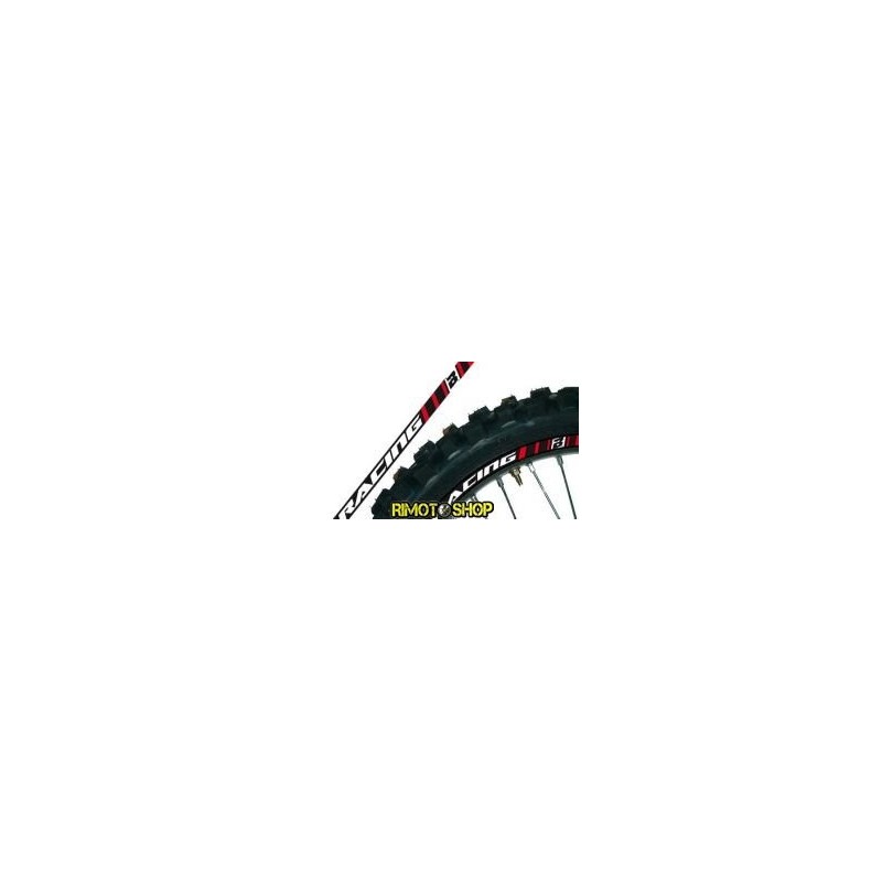 RIM STICKERS ROSSO/RED MOTOCROSS ENDURO MOTARD-5081/60 | RiMotoShop