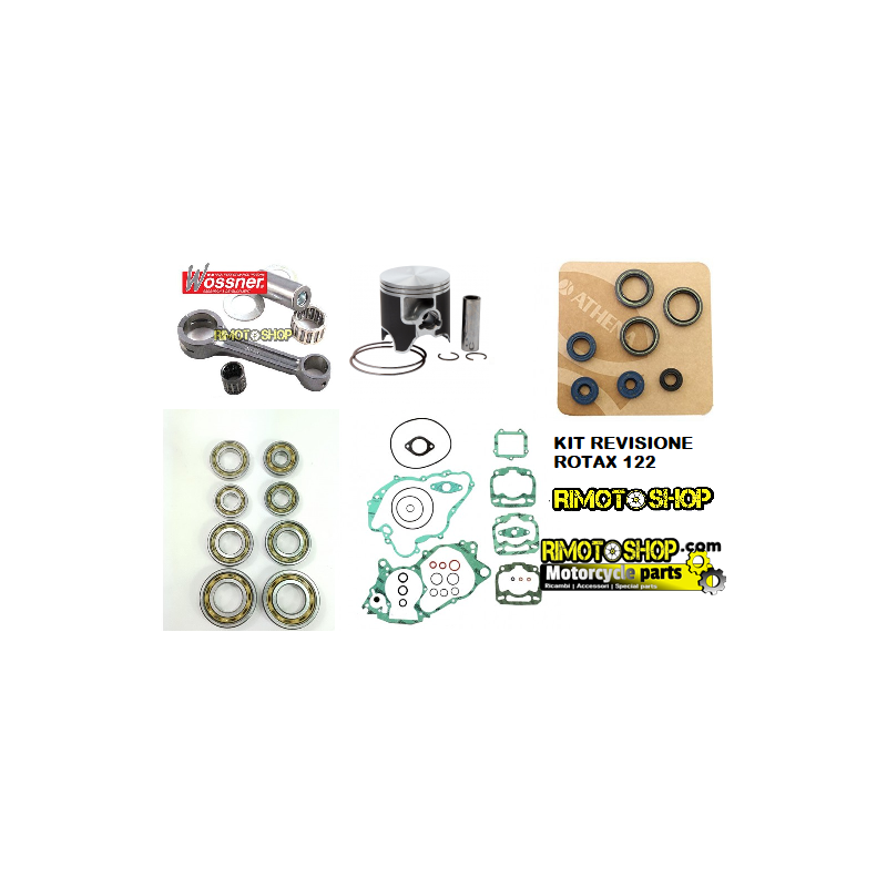 Kit revisione motore biella cuscinetti pistone HONDA HM 125