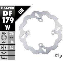 Disco freno Galfer Wave Kawasaki KX 125 03-08