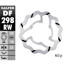 Disco freno Galfer Race Yamaha YZ 250 17-19 anteriore-DF298RW-