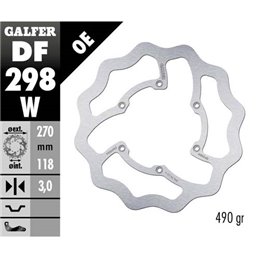 Disco freno Galfer Wave Yamaha YZ 125 17-19