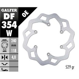 Disco freno Galfer Wave Suzuki RM 125 99-12