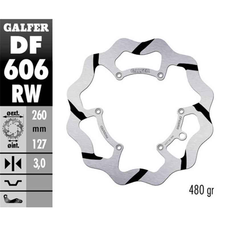 disque de frein Galfer Race Husqvarna 350 FC 14-19