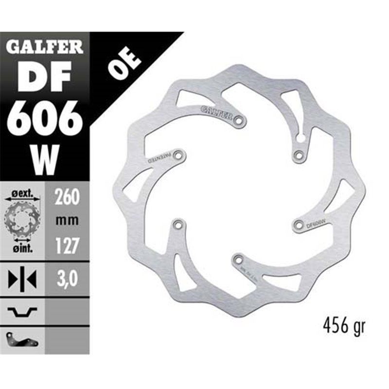 Disco freno Galfer Wave Husaberg 300 TE 11-14