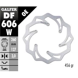 Disco freno Galfer Wave Husqvarna 125 TC 14-19