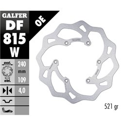 Disco freno Galfer Wave Beta RR 250 13-19