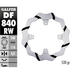 disque de frein Galfer Race TM EN/MX 250 15-18