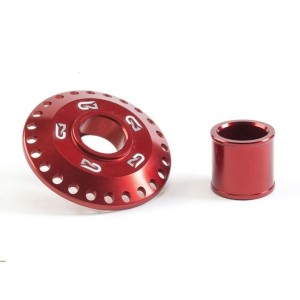 Wheel spacers front Geco honda crf 450 r 2002-2014 red-100.031.004 | RiMotoShop