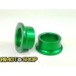 Separadores de rueda Trasero Geco Kawasaki KXF 450 06-17 Verde