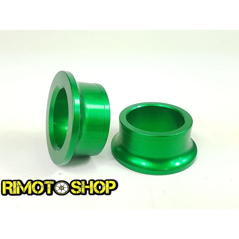 Separadores de rueda Trasero Geco Kawasaki KXF 450 06-17 Verde