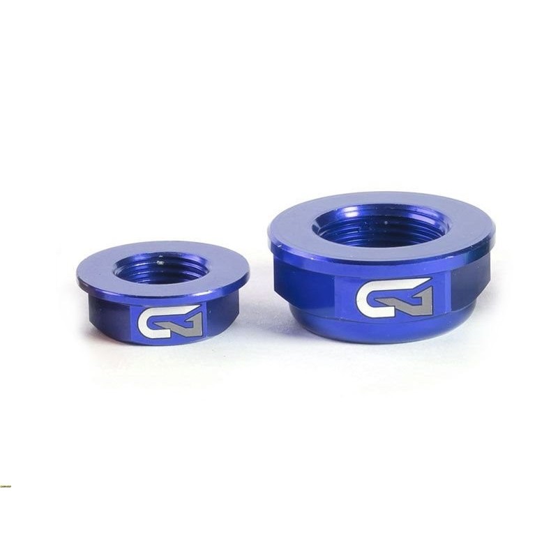 Par de tuercas de eje de rueda Geco SHERCO SEF R 250 13-17 azul