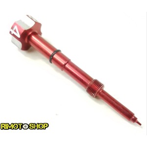 KEIHIN FCR RED carburettor air adjustment CNC screw-RMT.YRD | RiMotoShop