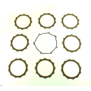 Friction Clutch Plate Kit + Clutch Cover Gasket Kawasaki KX 450 F 2006-2015-P40230095 | RiMotoShop