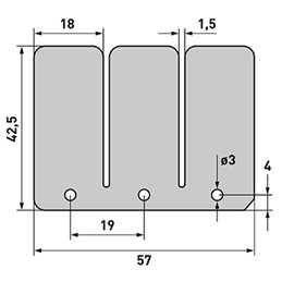 lamelle in carbonio Honda Cr 125 2001-2002