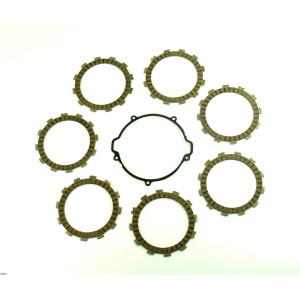 Friction Clutch Plate Kit + Clutch Cover Gasket husqvarna WR 125 2010-2013-P40230034 | RiMotoShop