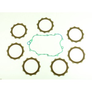Friction Clutch Plate Kit + Clutch Cover Gasket husqvarna WR E 125 1995-2012-P40230031 | RiMotoShop