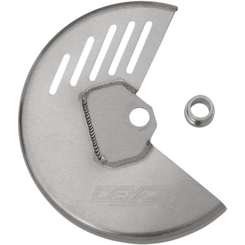 RiMoToShop|Brake disc protection front aluminum HONDA CR125 00-01-Moose racing