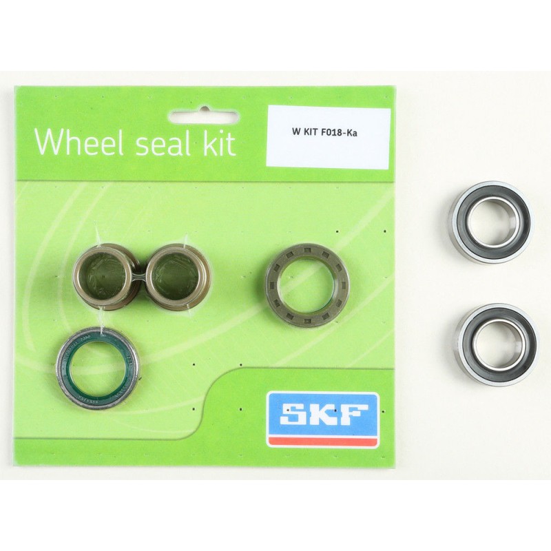 wheel seals kit with spacers and bearings front Kawasaki KX125 06-07-WSB-KIT-F018-KA | RiMotoShop