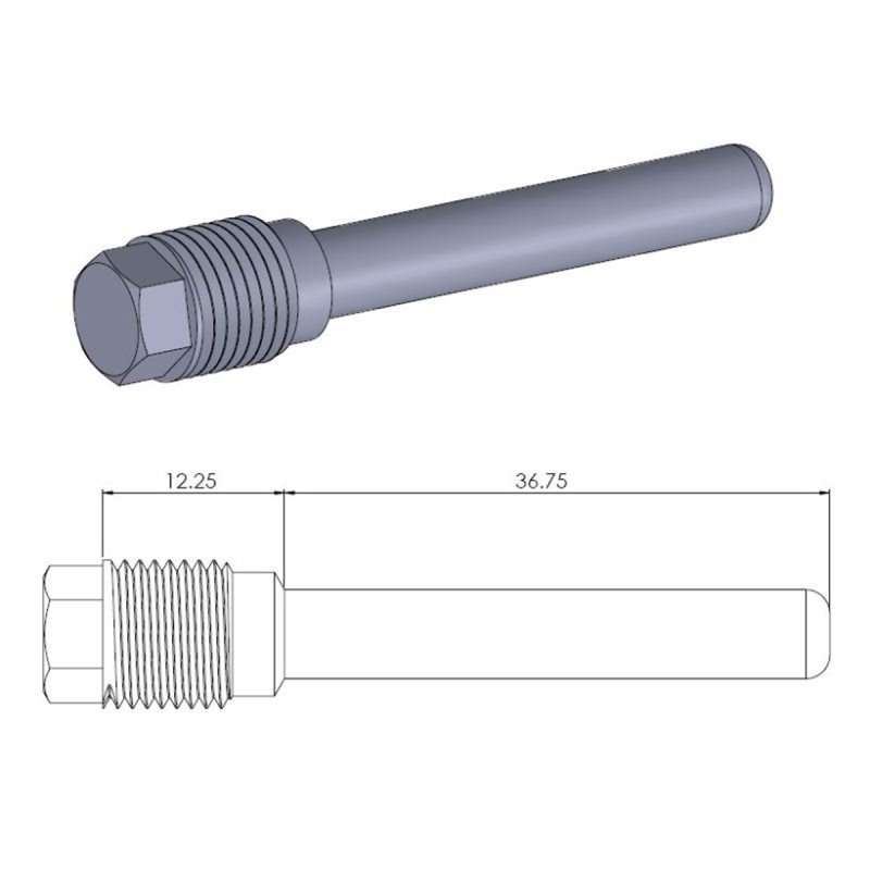 RiMoToShop|Front pad retaining pin GASGAS EC 125 R 15-18-Moto Master