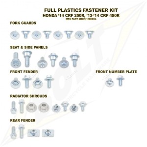kit full plastic fastener Bolt Honda CRF 250 R 2014-2017-HON1300004 | RiMotoShop