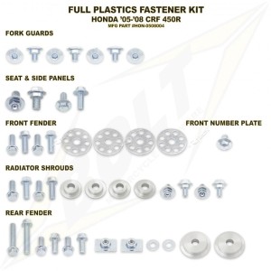 Kit de tornillos de plástico Bolt Honda CRF 450 R 2005-2008