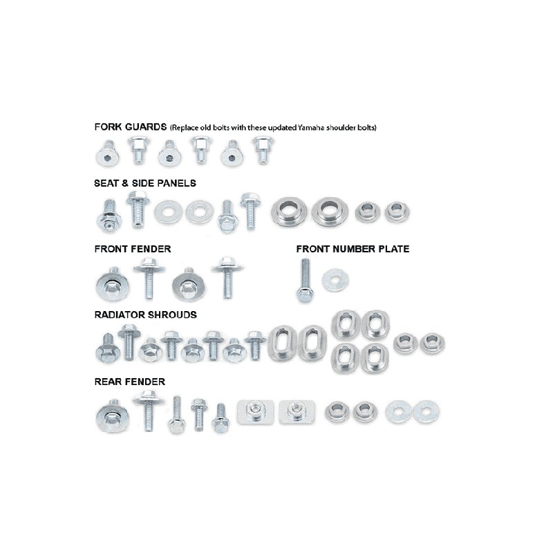 Kit de tornillos de plástico Bolt Yamaha WR 250 F 2007-2013