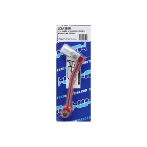 alluminium forged shift levers red Minarelli Am6-LCA4380 | RiMotoShop