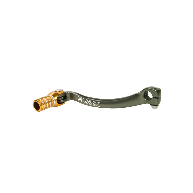 alluminium forged shift levers X-Fun black Kawasaki Kx 85 2001-2018-lever00115 | RiMotoShop
